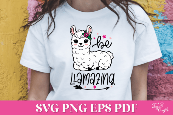 Be Llamazing SVG Quote