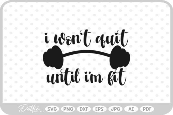 Fit Quote Weights Graphics for Crafts