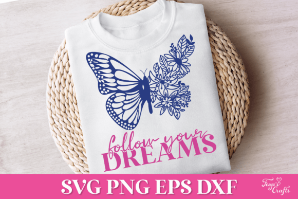 Follow Your Dreams SVG Quote: Graphics for Crafts