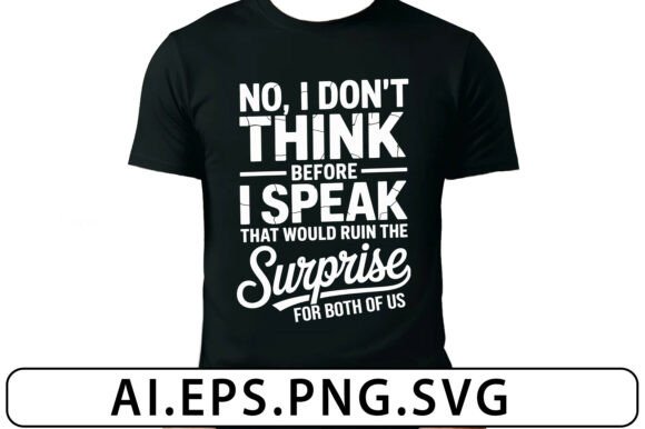 Funny Sarcastic Quote Typography SVG for Crafts & Graphics