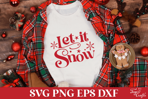 Let It Snow SVG Quote: Holiday Graphics for Crafts & Content