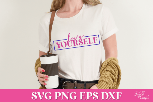 Live Yourself Inspirational SVG Quote: Graphics for Crafts & Branding